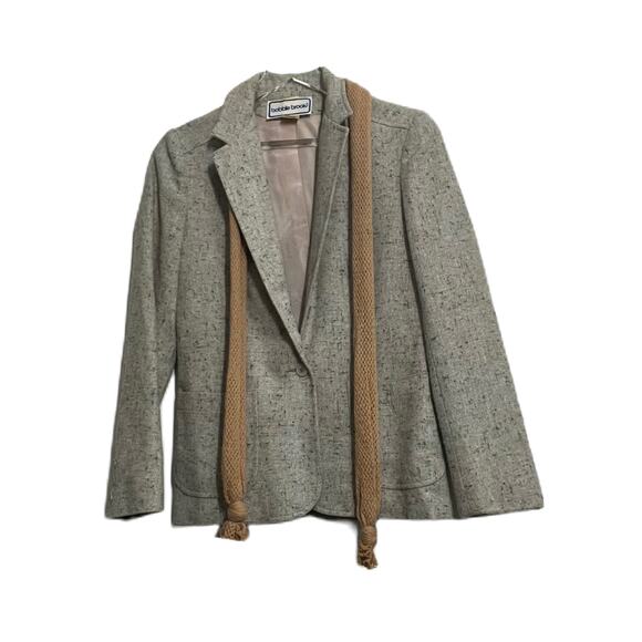 Vintage Bobbie Brooks Gray Union Made Blazer Size 9 - Picture 1 of 6